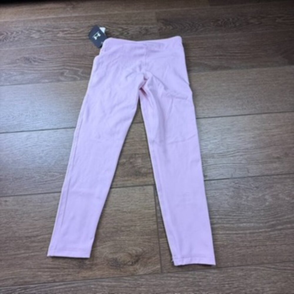 Under Armour Girls Movement Crop Leggings, Light Pink, NWT Youth M Athletic - Picture 7 of 7